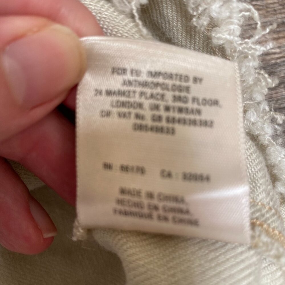 Holding Horses Patchwork Linen Blend Asymmetrical Skirt Sz 12 Lagom Cottagecore - Picture 7 of 16